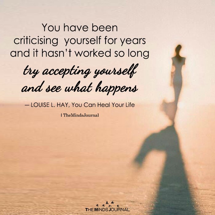 accepting yourself