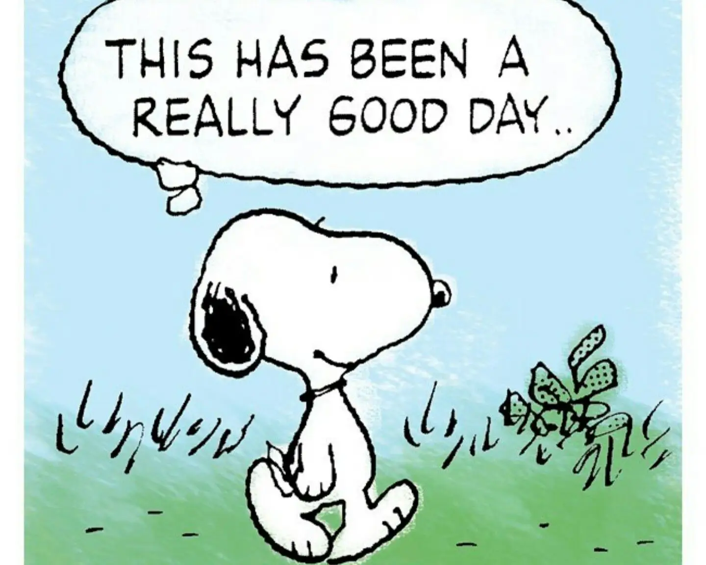 good day snoopy quote