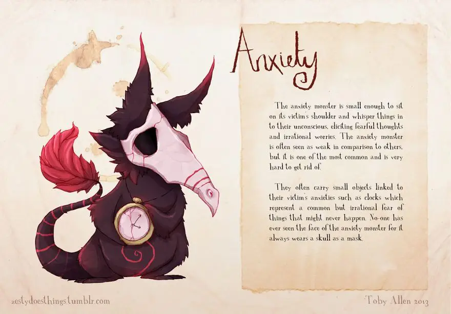 Anxiety Monsters inside your Head