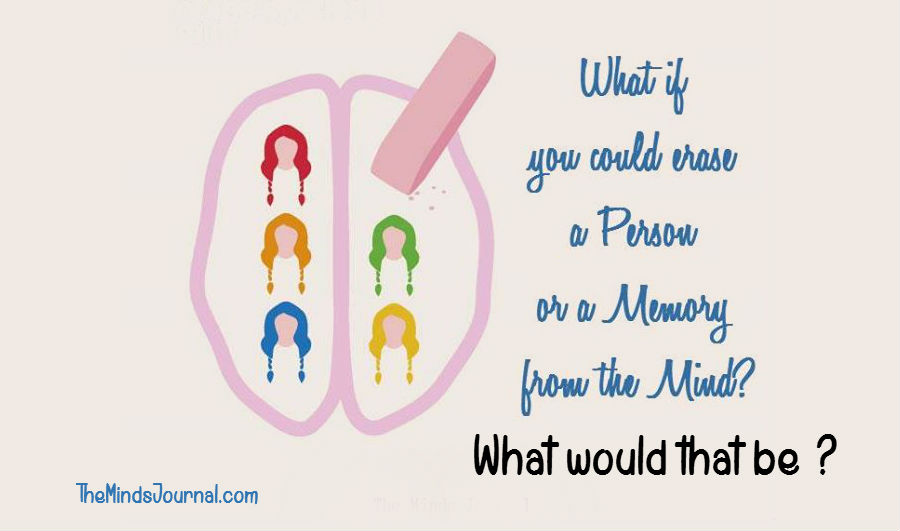What if you could erase a person or Memory ?