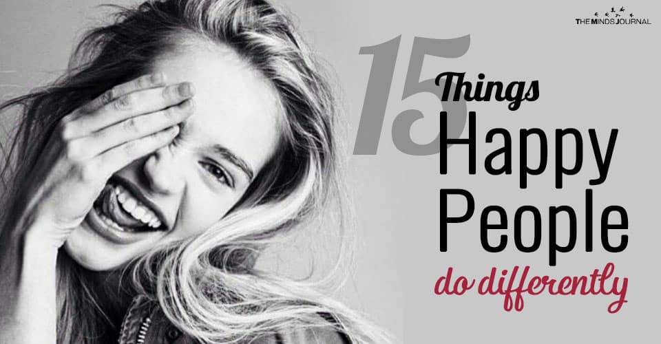 Things Happy People Do