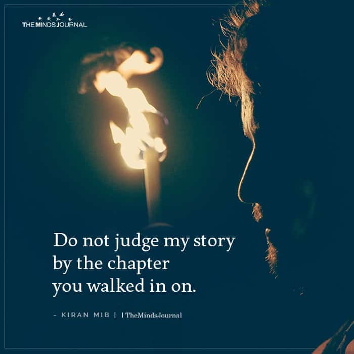 Do Not Judge My Story