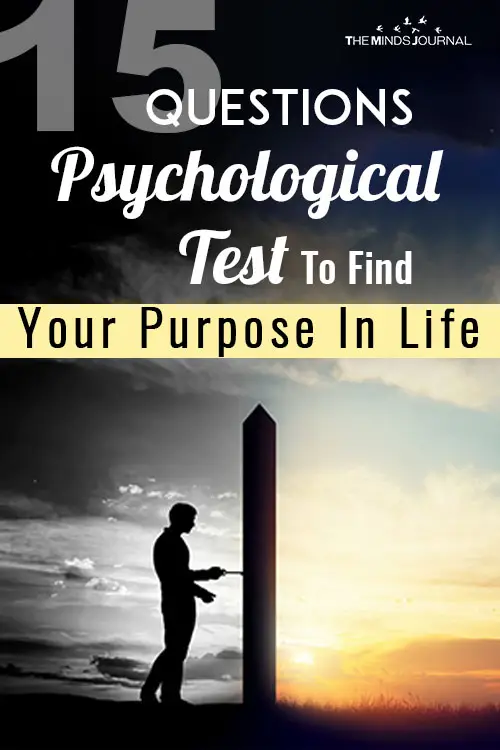 Psychological Test Find Your Purpose In Life pin