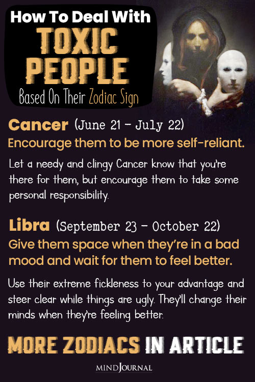 The Zodiac Way To Deal With Toxic People detail