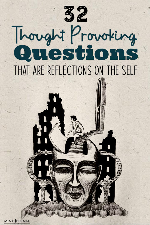 Thought Provoking Questions Reflections on the Self pin