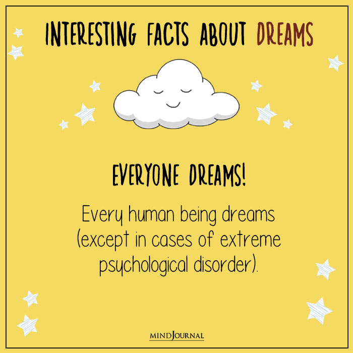 Weird Interesting Facts about Dreams Everyone dreams
