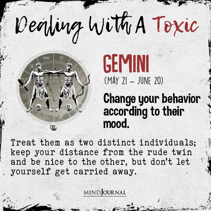 Zodiac Way To Deal With Toxic People gemini