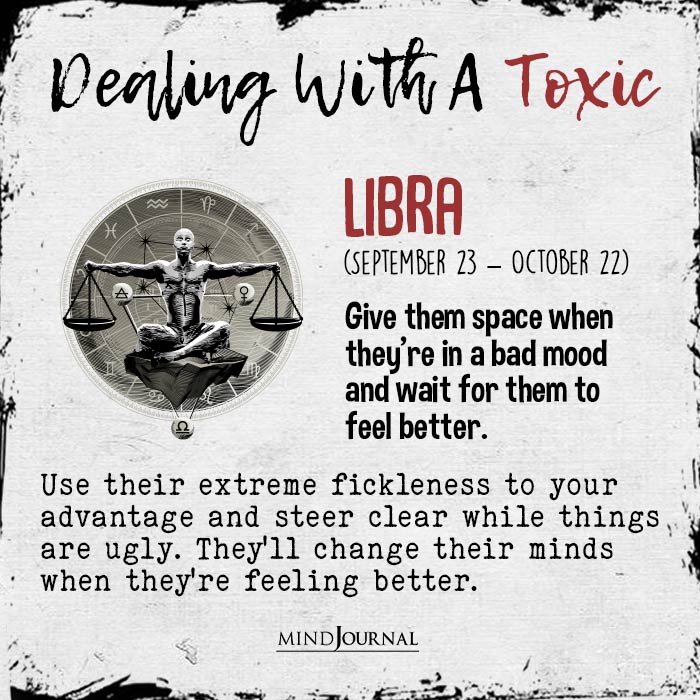 Zodiac Way To Deal With Toxic People libra