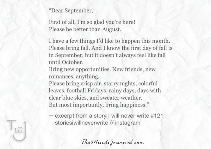 Dear September