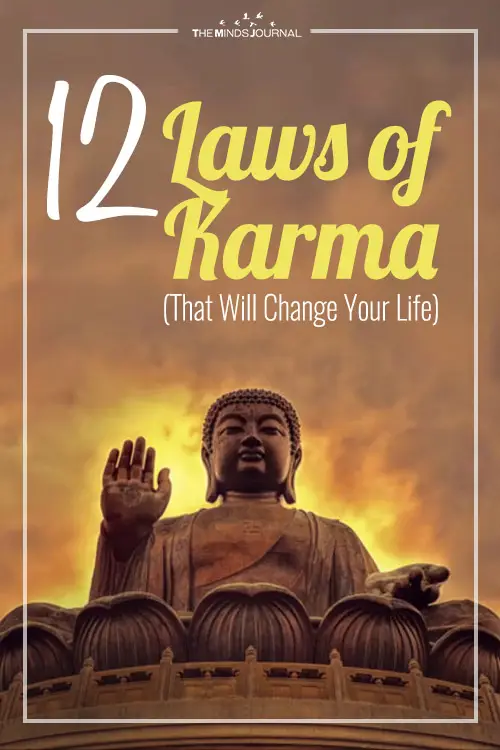 12 Little Known Laws of Karma pin