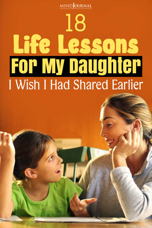 life lessons from mom to daughter