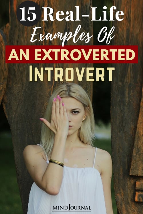 Real Life Examples Extroverted Introvert pin