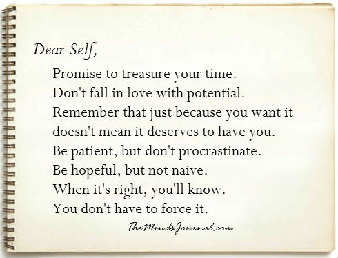 Dear Self