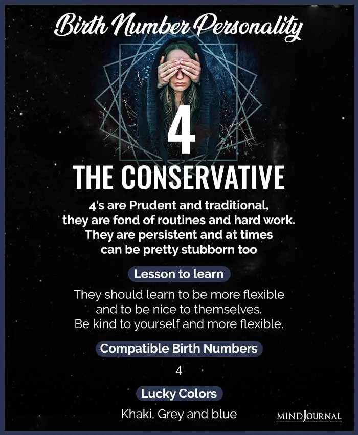 Birth Number 4 THE CONSERVATIVE