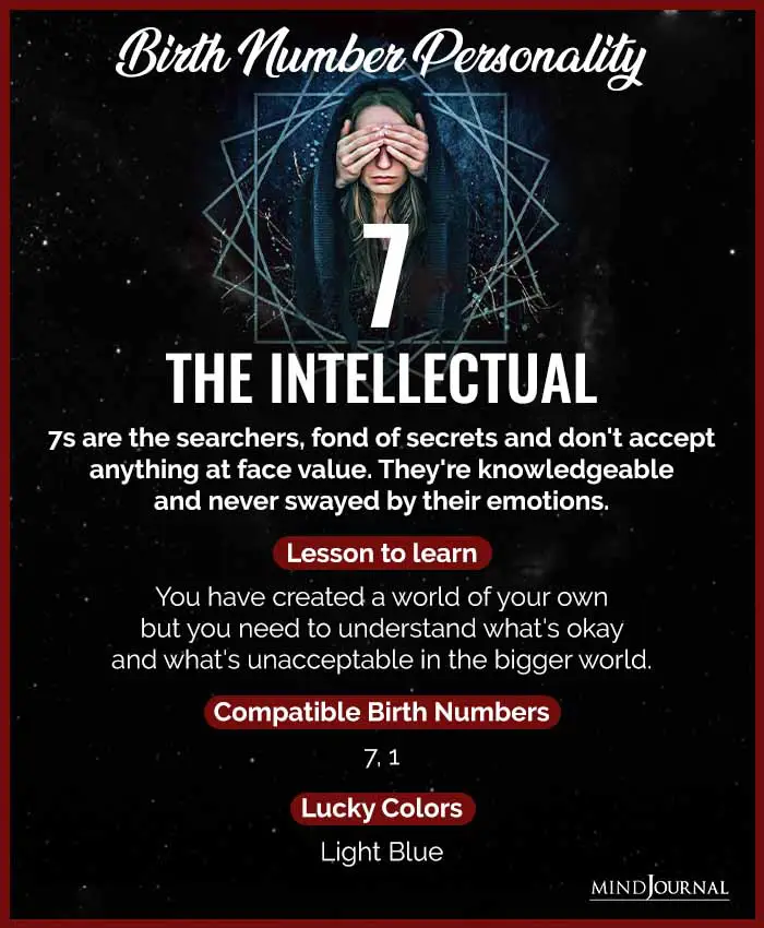 Birth Number 7 THE INTELLECTUAL
