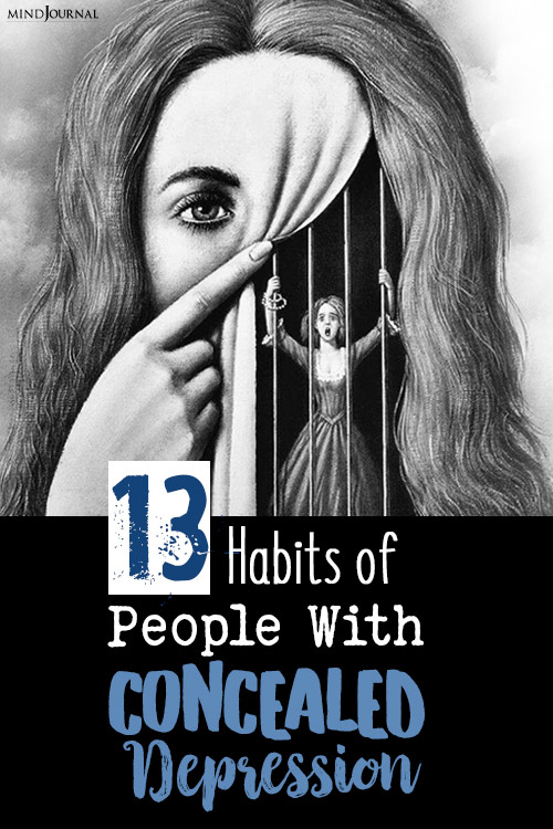 Habits of People With Concealed Depression pin