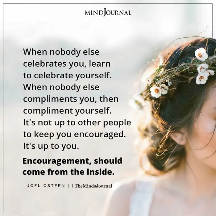 learn to celebrate yourself