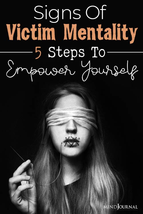 Signs Of Victim Mentality pin