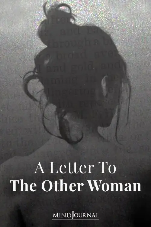 Letter To Other Woman Pin