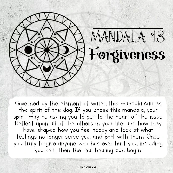 Mandala forgiveness