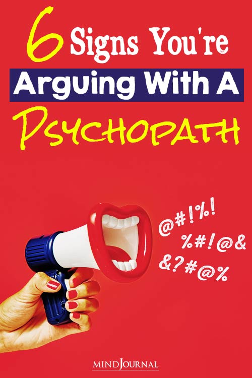 Signs Arguing With Psychopath pin