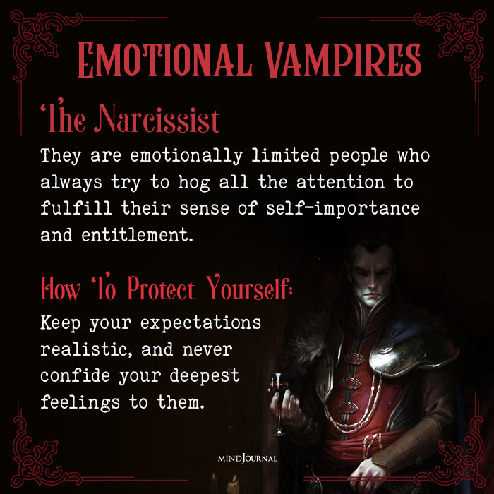Types Of Emotional Vampires narcissist