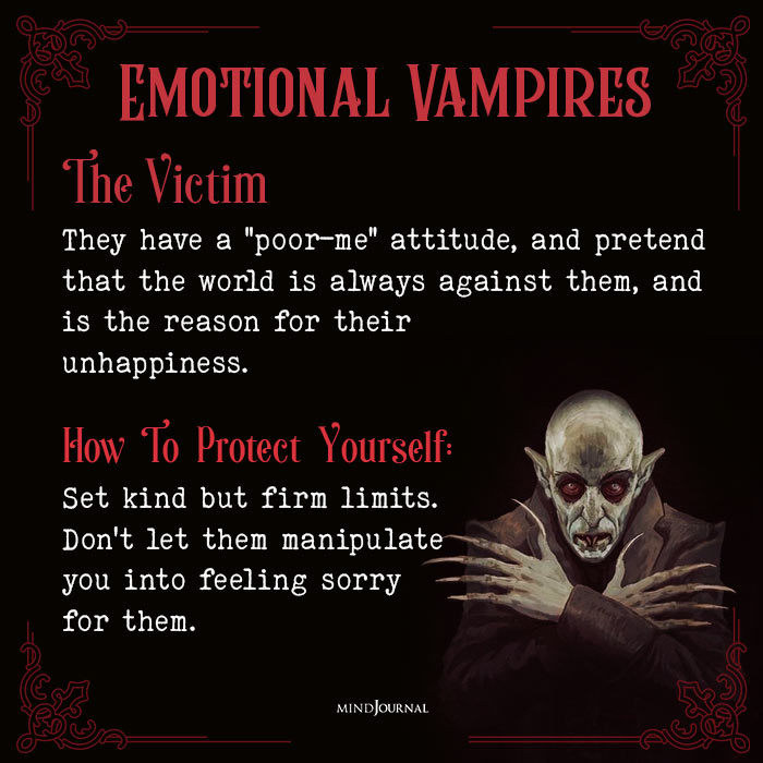Types Of Emotional Vampires victim