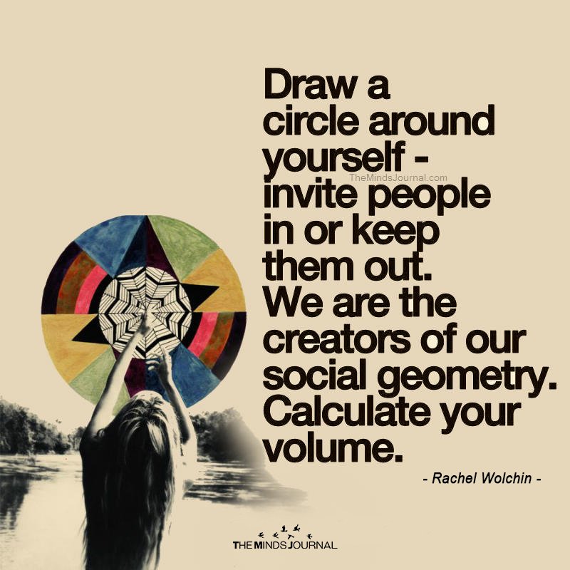 We are creators of our social Geometry