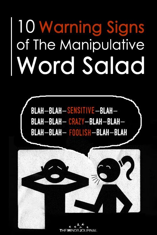 10 Warning Signs of the Manipulative Word Salad