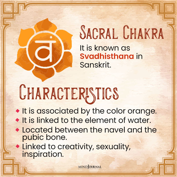 Chakras The Energy Centers sacral