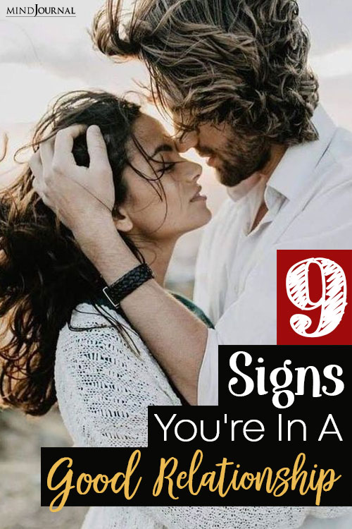 Signs Good Relationship pin