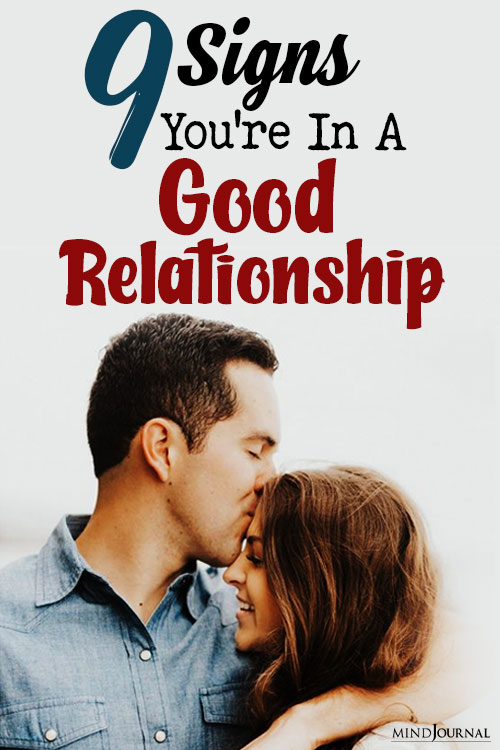 Signs Youre Good Relationship pin