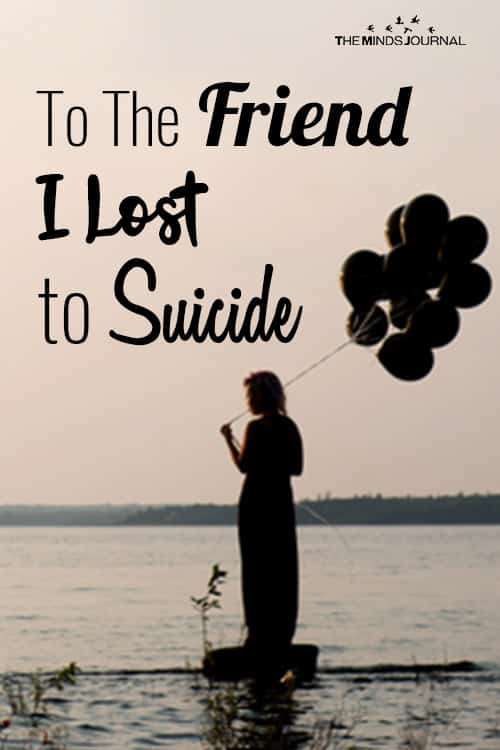 To The Friend I Lost to Suicide