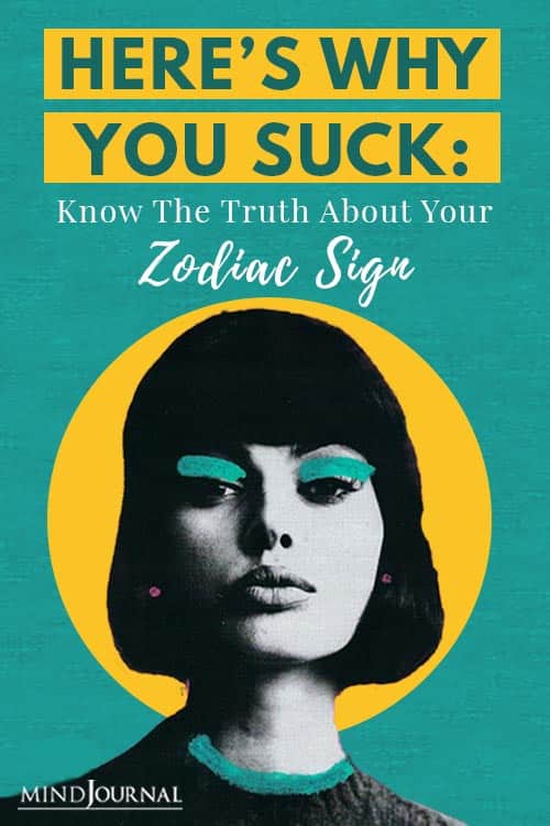 You Suck Know Truth Zodiac Sign Pin