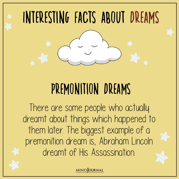 Interesting facts about dreams.