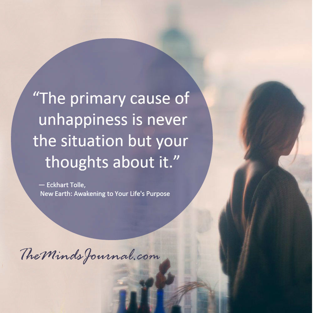 The primary cause of unhappiness