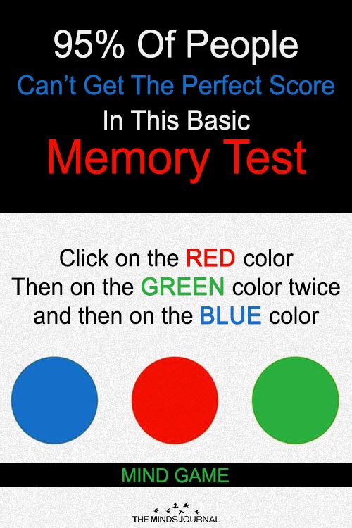 95% Of People Can’t Get The Perfect Score In This Basic Memory Test – MIND GAME