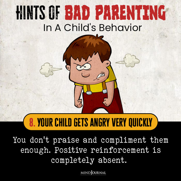 Bad Parenting in Childs Behavior angry