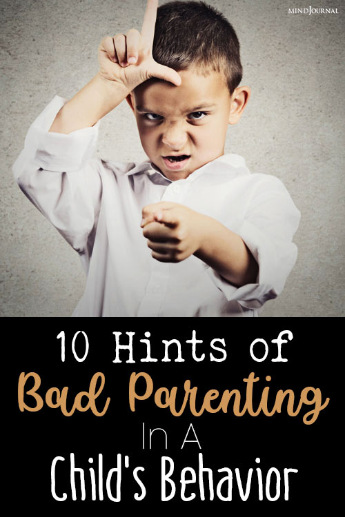 Bad Parenting in Childs Behavior pin