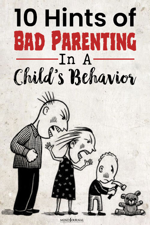Bad Parenting in Childs Behavior