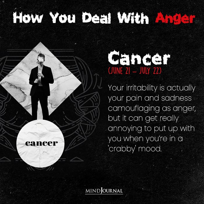 How You Deal With Anger cancer