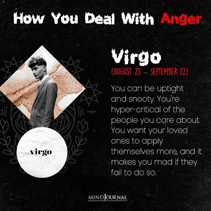 How You Deal With Anger virgo