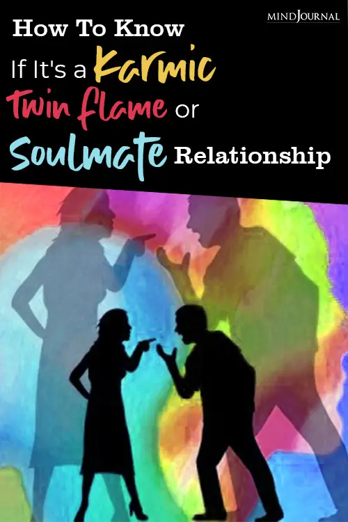 Know its Karmic Twin Flame Soulmate Relationship pin