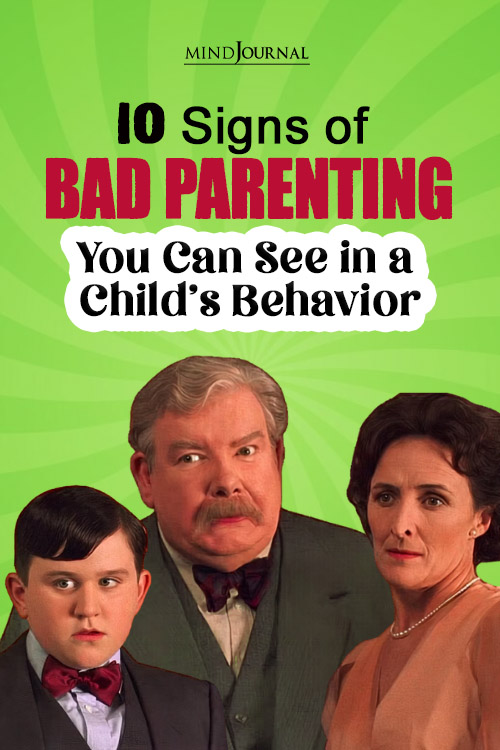 signs of bad parenting skills