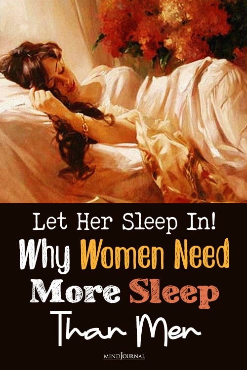 According To Studies, Women Need More Sleep Than Men, Here's Why pin