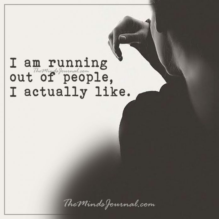 I Am Running Out Of People