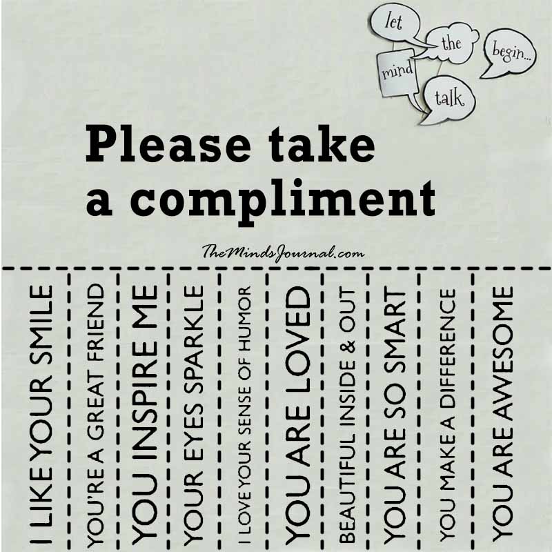 Please take a compliment
