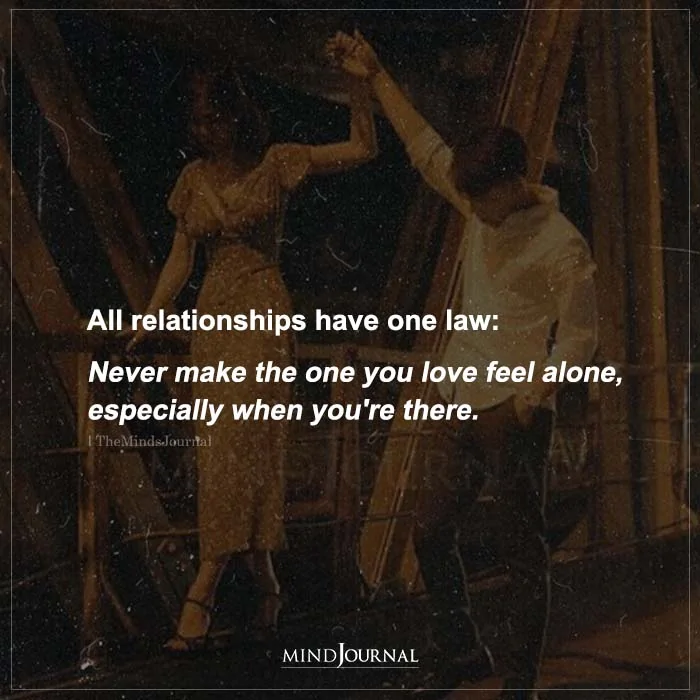 All Relationships Have One Law