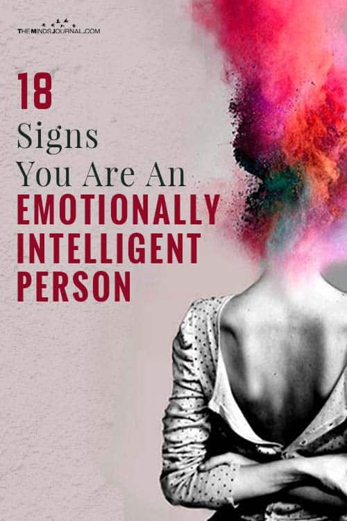 Signs Emotionally Intelligent Person pin