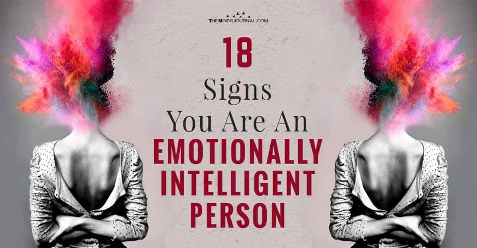 Signs Emotionally Intelligent Person